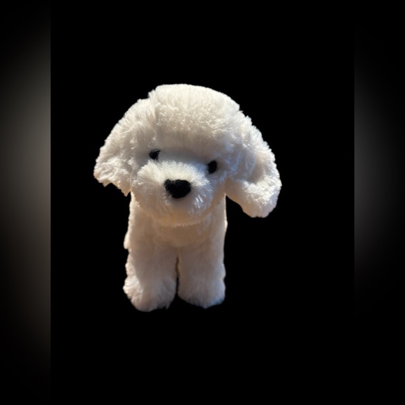Douglas Cuddle Toys Bichon Frise Plush Dog 6-7” Realistic White Stuffed Animal - Picture 5 of 5